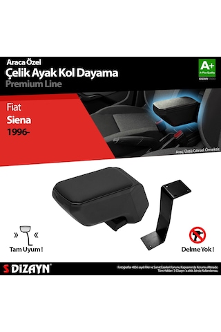 Fiat Siena Kol Dayama Kolçak Çelik Ayaklı Abs Siyah 1996 Üzeri A+kalite