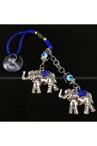 Fil Nazar Oto Araba Hediyesi Vantuz Otomobil Dikiz Ayna Süsü