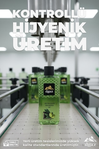 Ilgaz 80 Derece Elegance Series Zeytin Çiçeği Kolonyası 400 ML