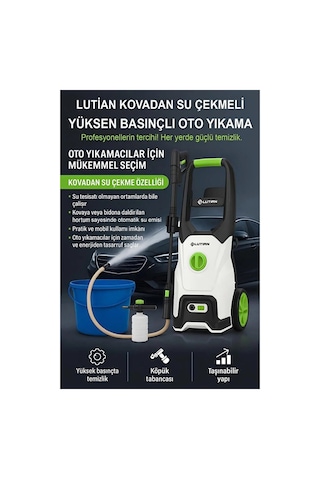 Lutıan Lt518 1600 Watt 130 Bar Basınçlı Yıkama