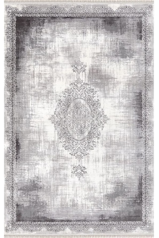 Merinos Halı Rodin 19770 095 Serisi Akrilik Salon Oturma Yatak Odası Halısı Gri