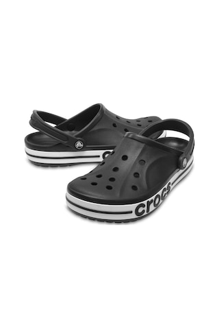 Crocs Bayaband Clog Günlük Unisex Terlik Black White Beyaz - Siyah