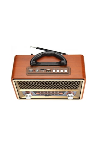 Meier M-157Bt Nostaljik Bluetooth Radyo Mp3 24 Cm