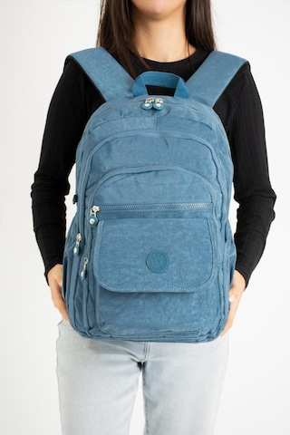 Baginn 571 Collection Klinkır Kumaş Lise Üniversite Çantası 45 x 30 Cm Çok Cepli