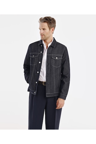 Yargıcı Denim Ceket 25yeck5008x 516 Lacivert