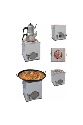 Büyük Boy Dumansız Mangal - Taş Ocağı - Ecevit Ocağı