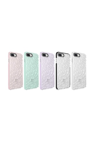 Goocamp Apple iPhone Uyumlu 7 Plus Kılıf Buzz Kapak - Yeşil Yeşil