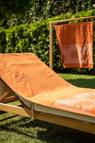 Menderes Home Cotton Collection Bukle Plaj Havlusu Çark Orange