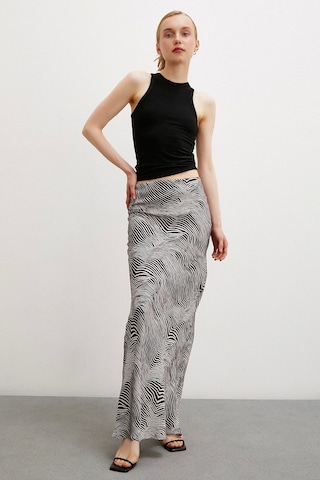 Never More Maxi Boy Verev Etek Krem