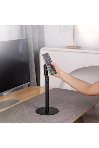 Go Des Gd-hd268 Taşınabilir Katlanabilir 360 Derece Dönebilen Magnetik Telefon Standı Siyah