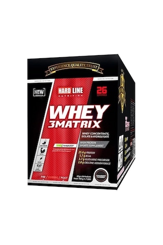 Hardline Whey 3Matrix Protein Tozu 30 Grx26 Saşe +Ücretsiz Kargo