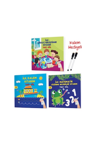 2-4 Yaş Mucit Karınca Yaz-sil Kitaplar 1. Seri