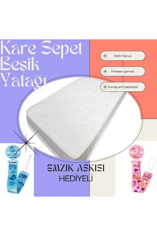 Sitehome Bebek Beşik Park Sünger Yatak 40x80x8