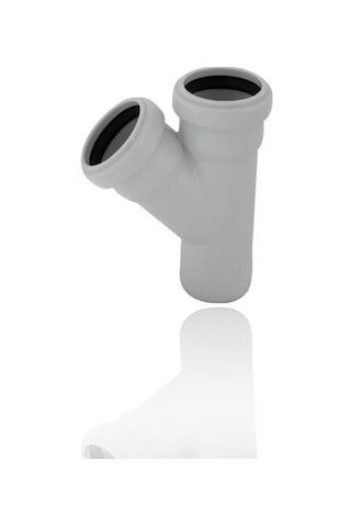 Pvc 50X50 Çatal - Lavabo ve Çamaşır-Bulaşık Makine Ayrıştırıcısı