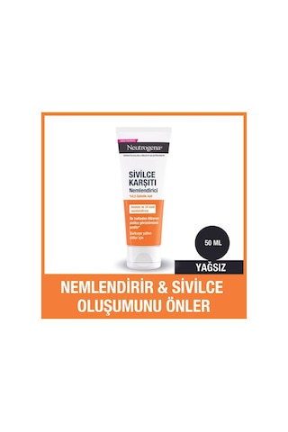 Neutrogena Sivilce Karşıtı Yağsız Yüz Nemlendiricisi 50 ml