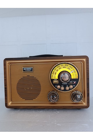 Speaker Fm Radyo Bluetooth Hoparlör Mp3 Çalar Usb Tf Aux Ses Bombası Kablosouz Hoparlör - Metalik- T