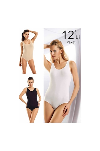 12'li Paket Geniş Askılı Çıtçıtlı Body 001