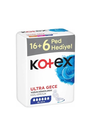 Kotex Ultra Dev Eko Gece 22'li 5 Adet