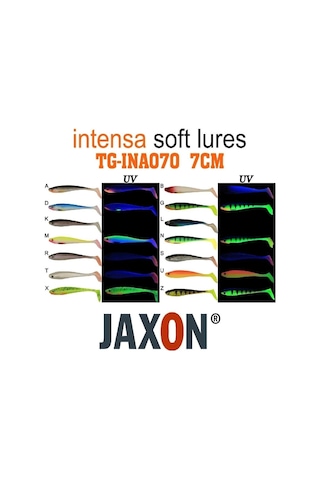 Silikon Balık Jaxon Gummy Intensa Tg-ına070 7cm 5 Li Pk Renk:u