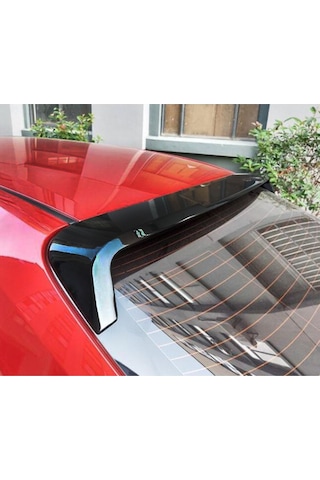 Toyota Corolla Uyumlu 2019 - 2021 Cam Üstü Spoiler - Piyano Black