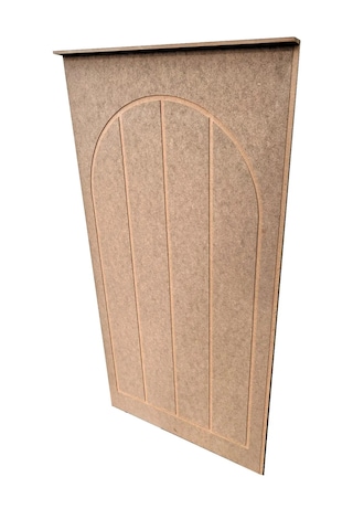 Mdf Cnc Işlemeli Dekoratif Boyanabilir Duvar Paneli 102x54cm