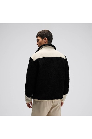 Ellesse Em511-bk Fermuarlı Polar Erkek Mont - Bej / Siyah Bej - Siyah