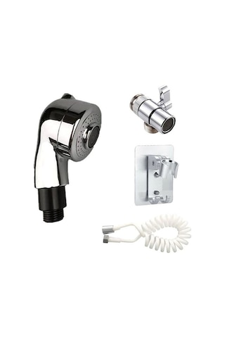 Novahub 4 Adet Ev Banyo Lavabo Musluğu Püskürtücü Seti, Duvara Montaj Kolay Kurulum, Uzatma, Meme Duş, Vantuzlu Diğer