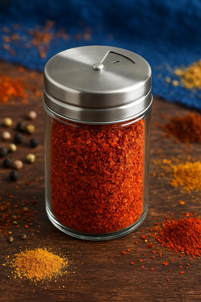 Cam Tuzluk Biberlik 100 Ml Şeffaf Çelik