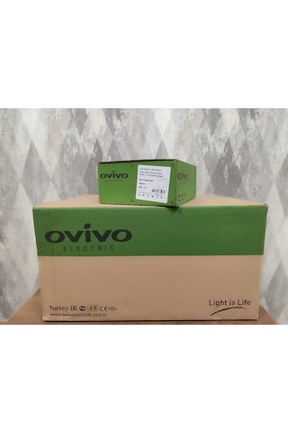 Ovivo Beyaz Vavien Çerçevesiz 120 Adet Koli Bazında