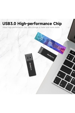 Novahub Lenovo Thinkplus Mu242 360 Dönen Metal Usb 3.0 Flash Bellek - Hızlı Veri Aktarımı