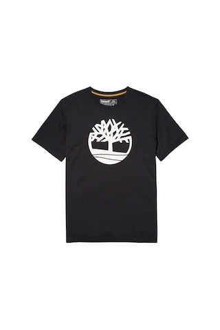 Timberland Ss Kennebec River Tree Logo Tee Siyah T-shirt Siyah