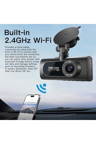 Zilinn 3 Kanal Wifi Araba Dvr Hd 1080p 3 Lens Araç Dash Cam Üç Kanal Dvr Kamera Video Kaydedici Dashcam Camcorder