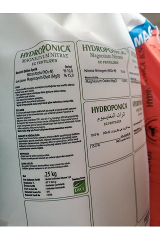 Hydroponica Dr. Tarsa Magnezyum Nit-Rat Gübresi (25 KG)