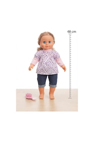 16 Soruya 70 Değişken Cevap Veren Mila Bebek 50 Cm Gövdesi Bez Kolları Bacakları Ve Kafası Et Bebek