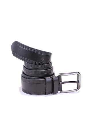 Dagoster DMK26-453 Siyah 4.5 CM Suni Deri Erkek Kemer Siyah