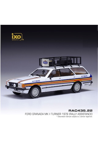 1:43 Ölçek Ixo 1980 Ford Granada Mk Iı Turnier, Rothmans, Rally Assistance Diecast Metal Minyatür Model Araba 10cm