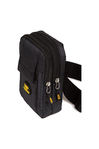 Newish Polo Body Bag Çapraz Göğüs Ve Sırt Çantası Tel Böl-siyh Sr Siyah - Sarı