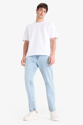 Defacto Oversize Geniş Kalıp Bisiklet Yaka Kısa Kollu Basic Düz Ağır Kumaş Tişört X3926az26spwt34 Beyaz-wt34