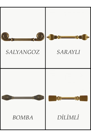 Alüminyum Rustik - 100 Cm / 12 Farklı Model / Kampanyalı Fiyat