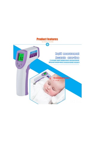 Leezsing Kişisel Vücut Sıcaklığı Ölçer, Dokunmadan Alınır, Lcd Ekran Ve Güneş Işığı Özelliği İle Erkek, Kadın Ve Çocuklar İçin Uygun