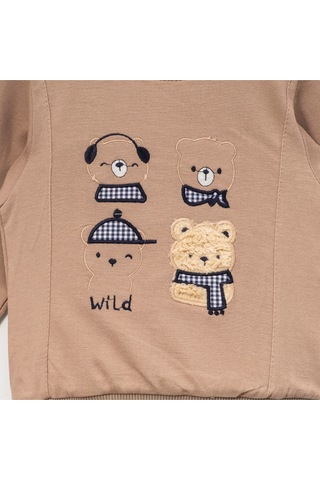 Overdo Kids Erkek Çocuk 1-4 Yaş Ayıcıklı Sweat Çok Renkli