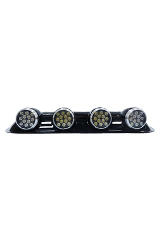 Offroad Tepe Sis Offroad Sis Lambası 12x4 Led Yuvarlak Siyah 84x17,5x11 Cm