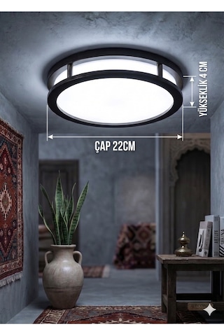 Beyaz Aydınlatma Glop Armatürü Led Avize Aplik Balkon Banyo Koridor Lambası Led Güçlü Işık,24w Diğer