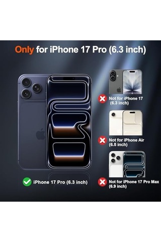 Manyetik 17 Pro Telefon Kılıfı Askeri Düzey Düşme Koruması Güçlü Silikon Kenarlar Ince Yarı Saydam Mat Koruyu Diğer