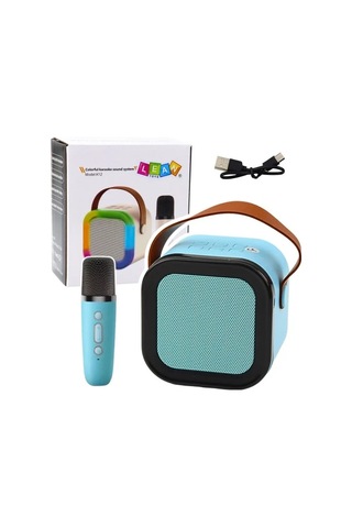 Karaoke Mikrofon Hoparlör Seti Mini 5365