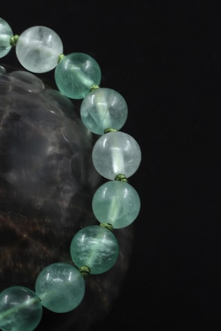 Alibaba Doğaltaş Florit Doğal Taş Makrome Örme Bileklik Çok Renkli