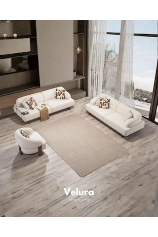 Petra 3+3+1+1 Koltuk Takımı & Oturma Grubu Beyaz