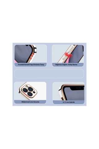 Mey İthalat Apple iPhone Uyumlu 17e Neksa Magsafe Kapak - Rose