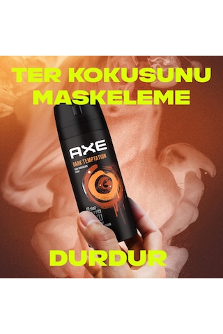 Axe Dark Temptation 48H Erkek Sprey Deodorant 3 x 150 ML
