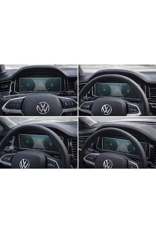 Vw Polo 2021-2024 Dijital Gösterge Ekran Koruyucu - Kırılmaz Şeffaf Nano Teknoloji